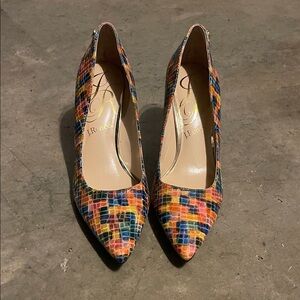 J.Renee Colorful Mosaic Heels